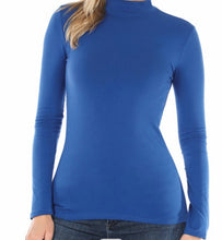 Load image into Gallery viewer, Slim Fit Long sleeve mock neck top
